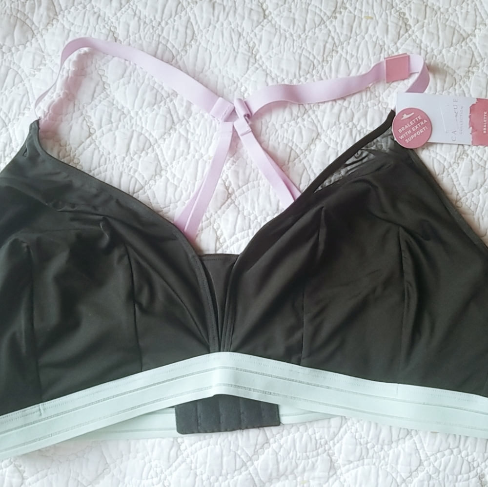 NWT Cacique black 22-24 bra